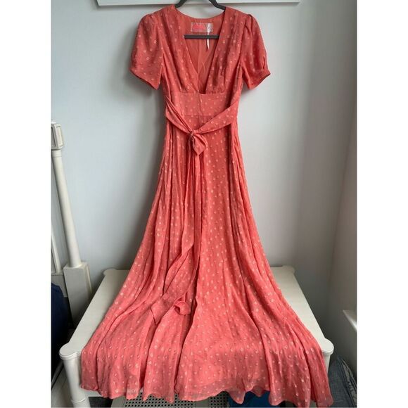 Nearly New,  Free people tequila sunrise wanderer maxi dress, $300 - Picture 3 of 9